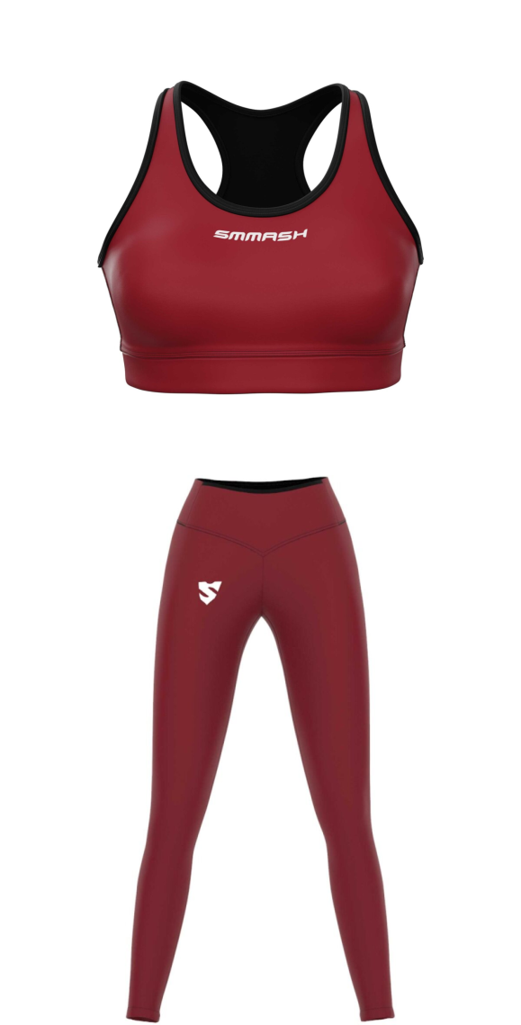 Športový set BURGUNDY