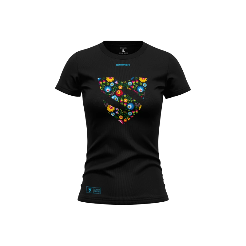 Dámske bavlnené tričko s krátkym rukávom FOLK