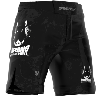 Pánske MMA ľahké tréningové šortky PRO SMMASH INFERNO RUN